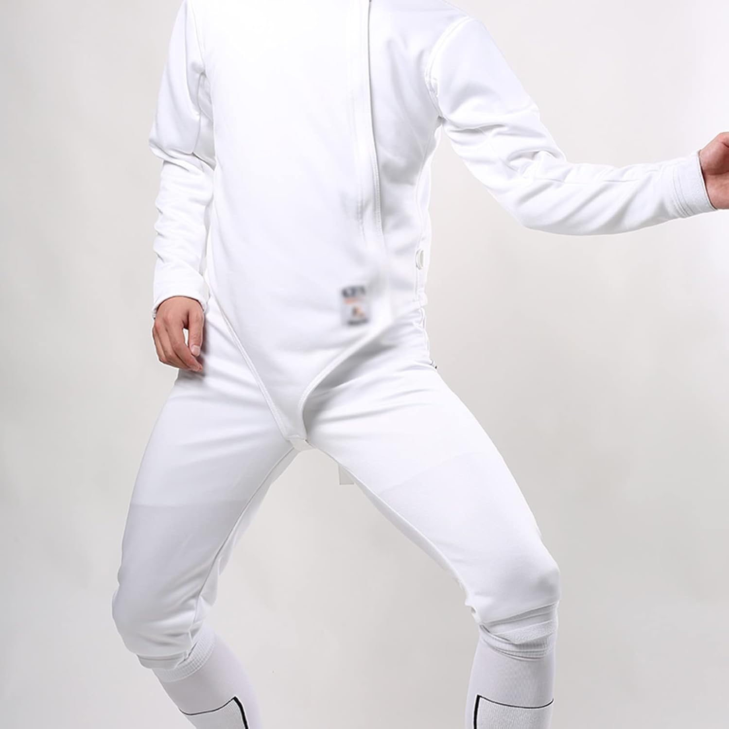 3-Piece Fencing Suit 450N Fencing Training Clothing Fencing Training Equipment for Fencing Training/Competition (Thickness : Left Hand, Size : 4)