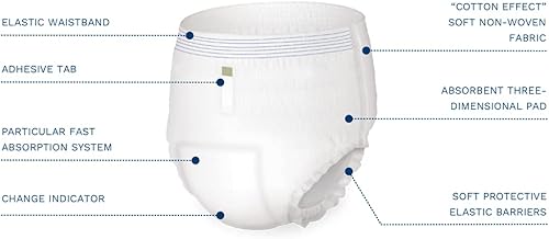 Miniatura 3 de Egosan Super Incontinence - Ropa interior para adultos con cintura elástica, máxima absorción para hombres y mujeres activos (L, 14 quilates, 14