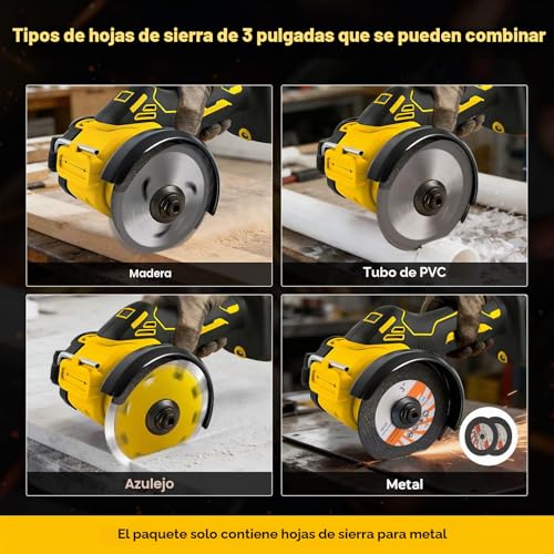 Mini amoladora angular sin escobillas para solucionar cortes difíciles en espacios estrechos 5