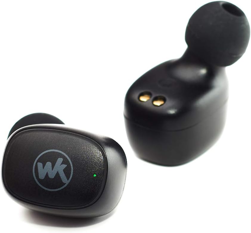 Free Shipping Over $50 Wir Konnen Headphones Wireles A1 Bluetooth 5.0 in-Ear Lightweight Wireless Headphones, Built-in Microphone, Immersive Sound, Long Distance Connection with Charging Case, Black