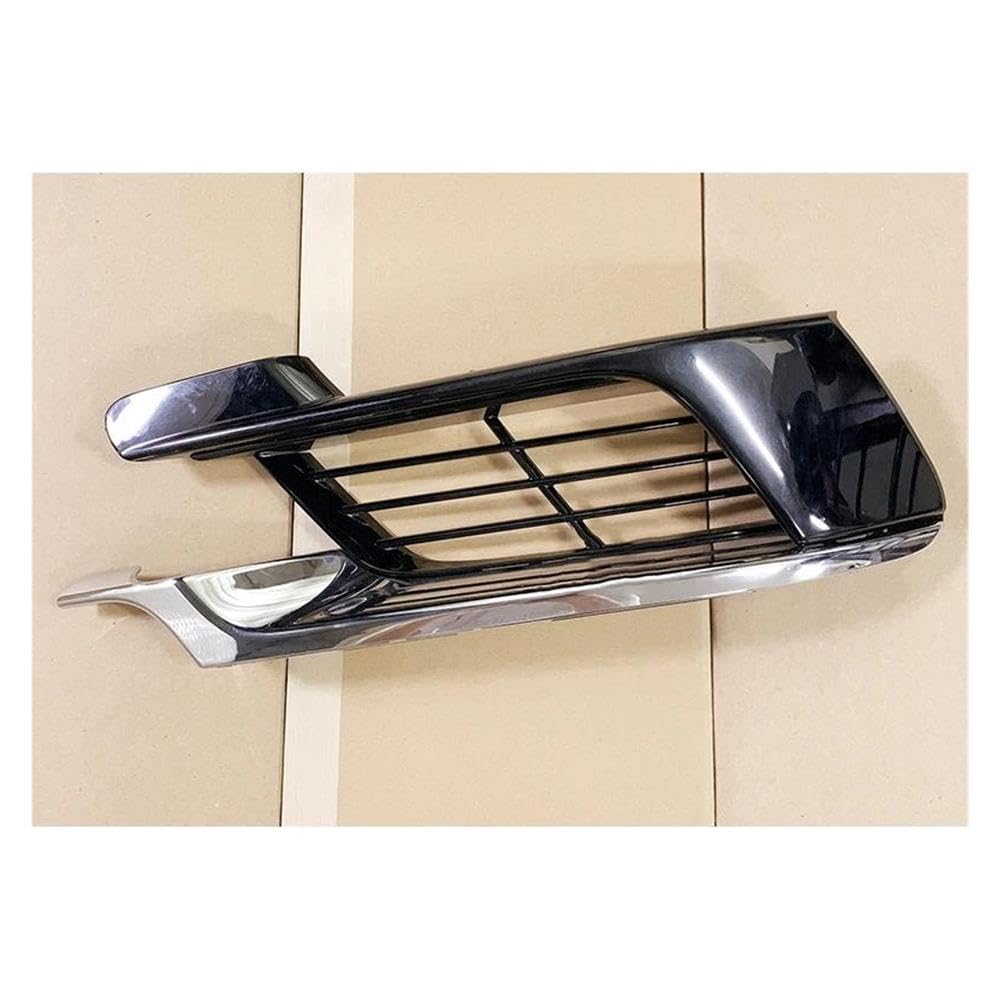 Vehicle Grille Cover Auto Front Lower Bumper Fog Light Grille Grill Cover With Holes For Lincoln Continental 2017 2018 2019 2020(Left)