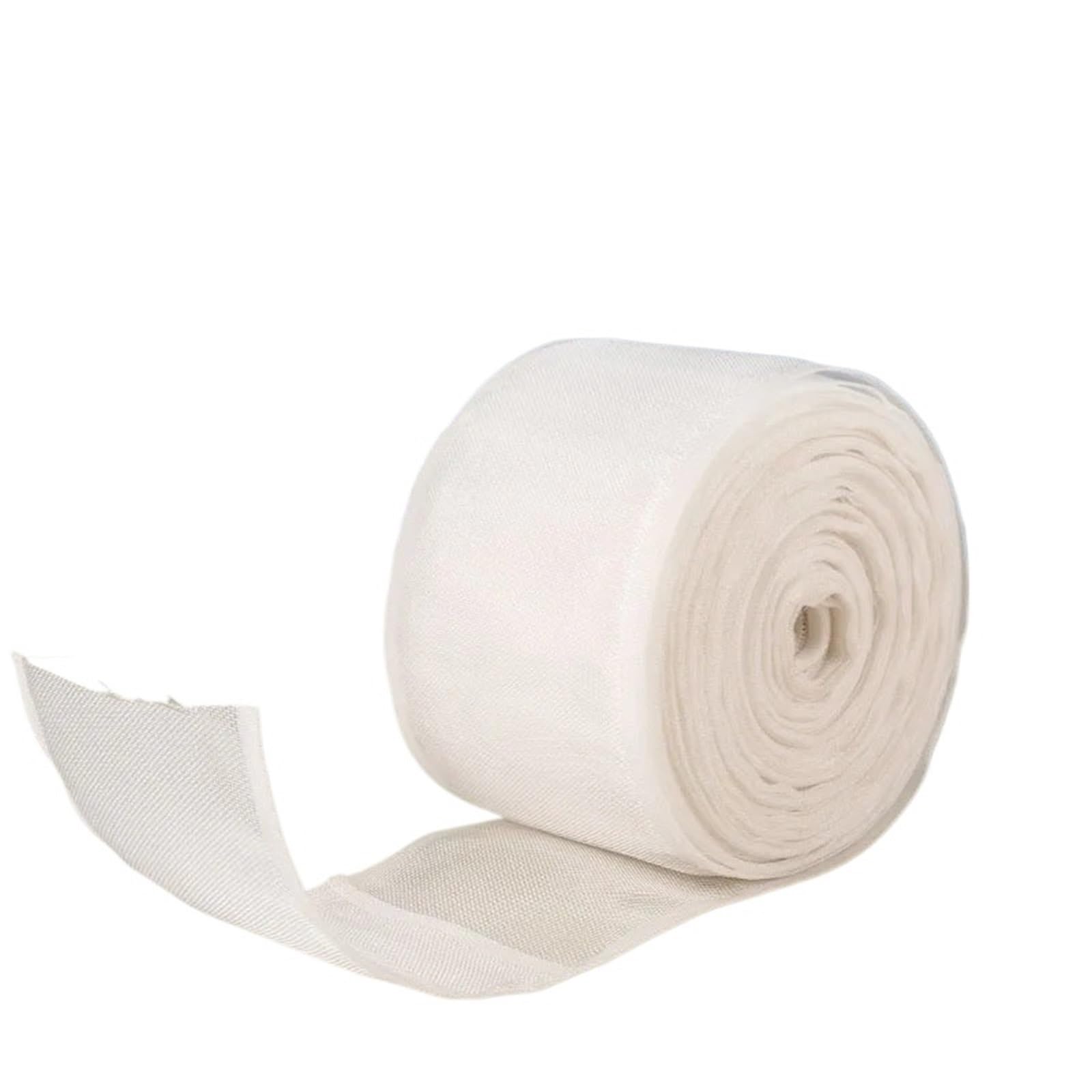 Rufflette pour Rideaux 10/20M Tringle à Rideau Ruban de Titre pincement pli Transparent Poche Bricolage for la Maison hôtel Installation coulissante(10cmX20m)