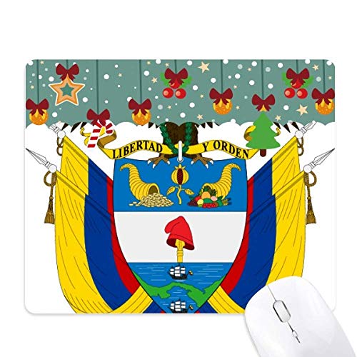 Tapis de souris Colombie emblème national grand format office mat de jeu pour ordinateur