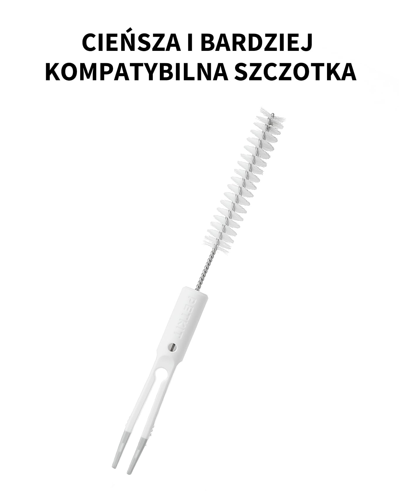 PETKIT Zestaw do Czyszczenia Fontann dla Zwierząt, Szczotka do Czyszczenia Fontanny dla Kota, Szczotki i Gąbki do Czyszczenia, do Fontann dla Zwierząt Eversweet, Trwały, Odporny na Rdzę