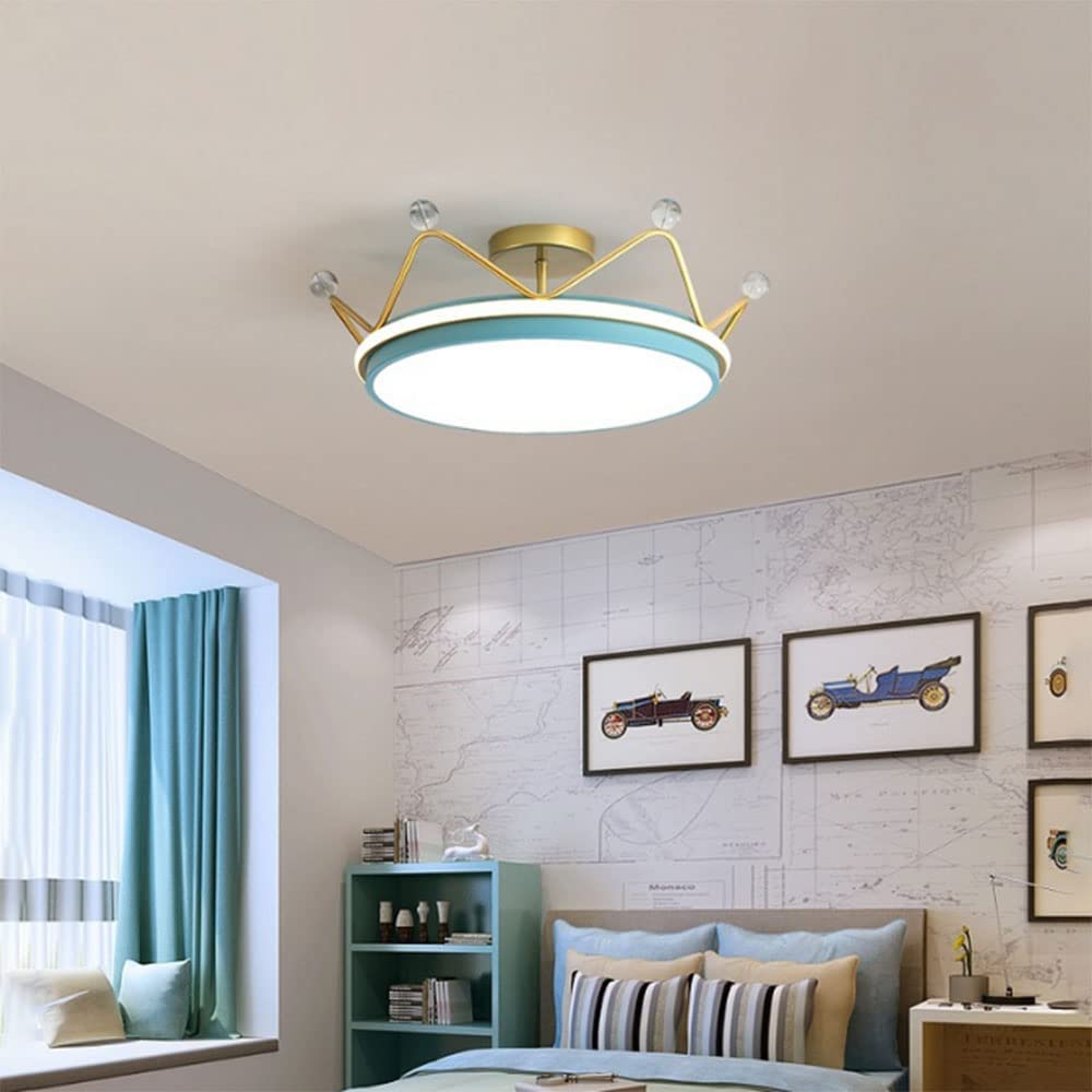 Luminaire de plafond rond couronne au design moderne pour sublimer sa chambre