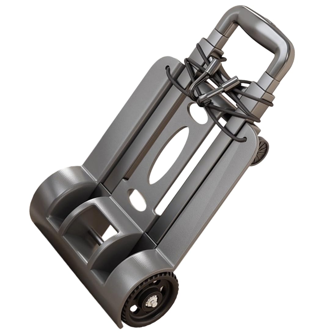 Carrello pieghevole a mano – Carrello portatile con ruote per bagagli da viaggio, shopping e uso domestico – Design compatto e leggero per un facile trasporto e stoccaggio