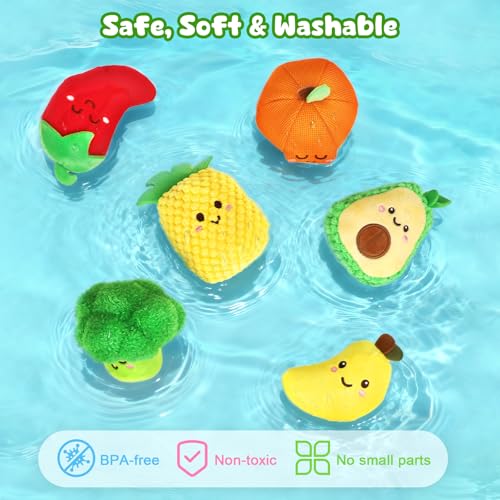 Baby Sensory Toys 6-12 Months, 16 Pcs Fruit and Veggie Color Sorting Toys by QCIDZG - Used condition - Image 7