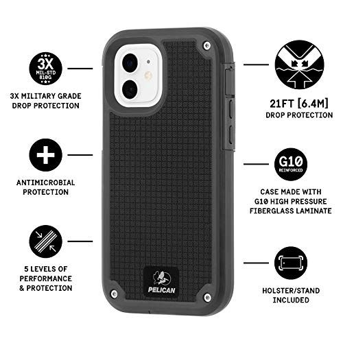 Coque iPhone Katie Pelican Shield Gris G10 Case-Mate