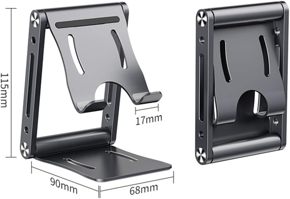 Foldable Cellphone Holder Universal Desktop Mobile Phone Cradle Height Adjustable Tabletop Phone Support Holder Portable image 5