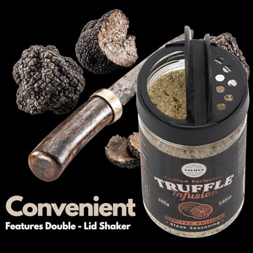 Steak House Collection Premium Seasonings - Schwarzer Knoblauch, Trüffel, Steak King & SPG BBQ Rubs | 4 Stück | Gourmet Grill Geschenk | 100% natürlicher Geschmacksschub