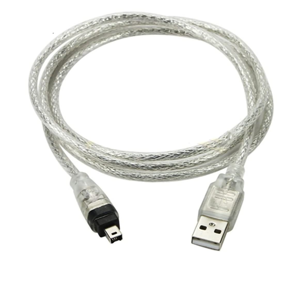 1.5M Usb Male To Firewire 1394 4Pin Male Adapter Cord Extension
