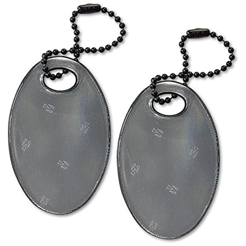 funflector Safety Reflector - Ovals - Black - 2-Pack Cover