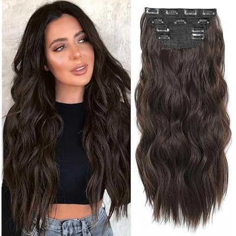 MORICHY Clip in Natural Brown Hair Extensions Cover
