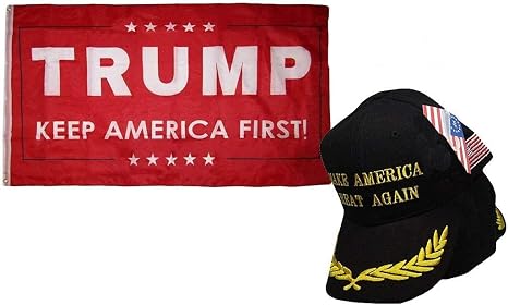 Wholesale Flag Hat Set 3x5 Trump Keep 