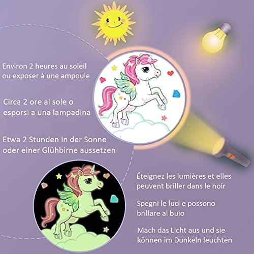 KAIRNE Luminosi Adesivi Murali per Camera