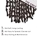 Niseyo Butterfly Locs Crochet Hair 12 Inch 1 Pack Pre-Looped Brown Distressed Locs Crochet Braids (4#)