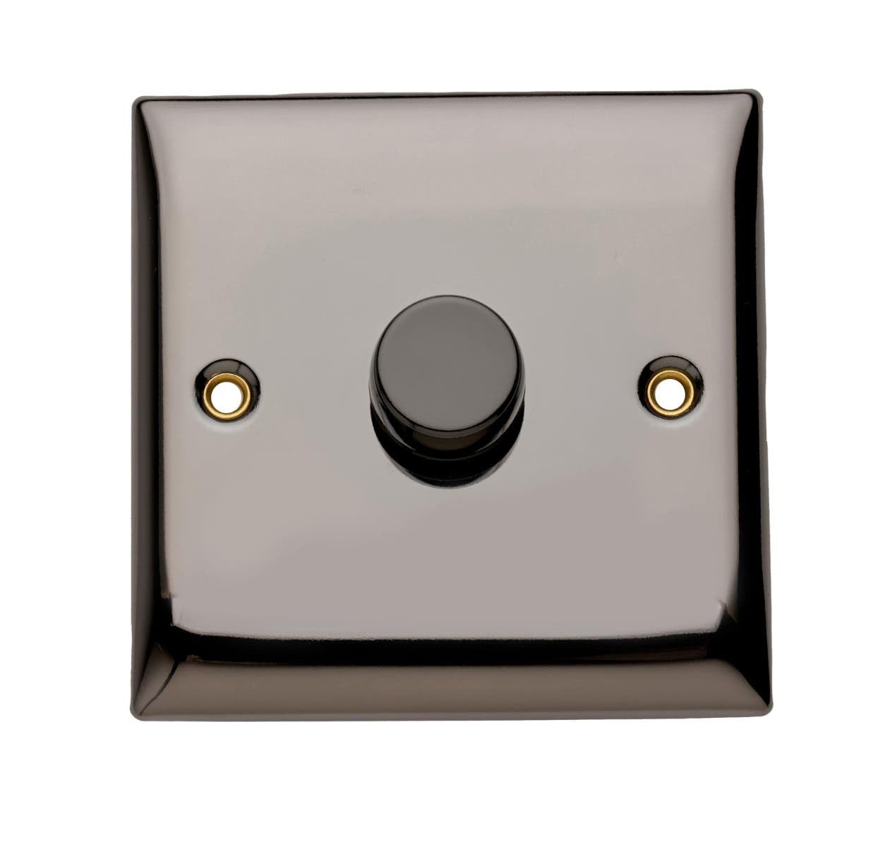 Britelite Single Dimmer Switch, 1 Gang 2 Way, Black Nickel