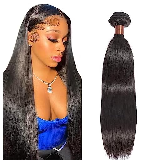 Beyla 1 Tissage Bresilien Naturel 8A Cheveux Humain Bresilienne Extension Brésiliens Mèches Faisceaux 90-95g Noir (10", straight)