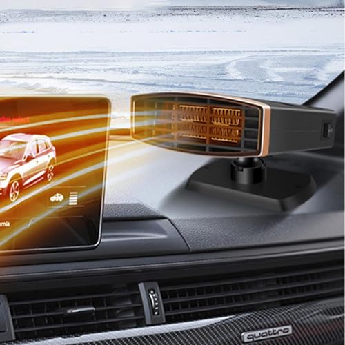 Pare-brise gelé ? Chauffage portable pour voiture et désembueur thermique 12V - 7