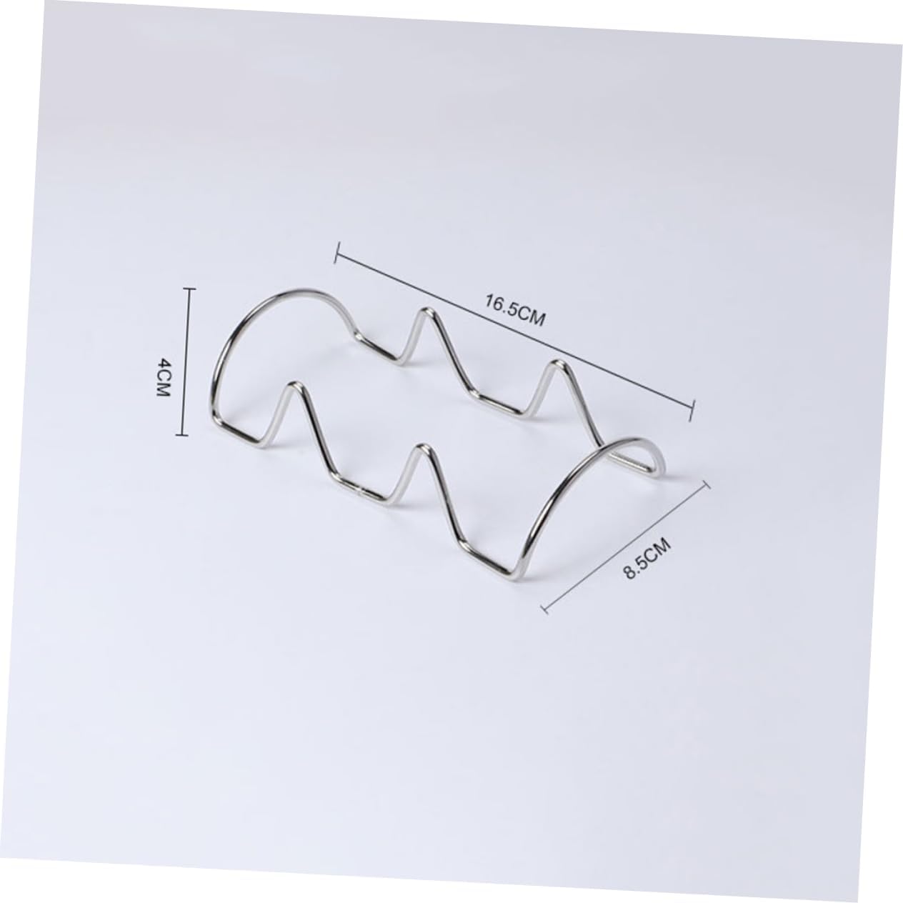 DECHOUS 6pcs Stainless Steel Taco Rack Mexican Pancake Stand Baking Rack Taco Holder for Hard Shells