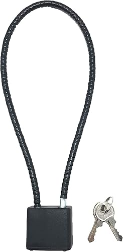 Gun Locks, Keyed 15'' Cable Gun Lock Universal Combination Gun Trigger Lock - Fits Pistols, Rifles, Shotguns, Shotgun Trigger Lock, Pistol Lock