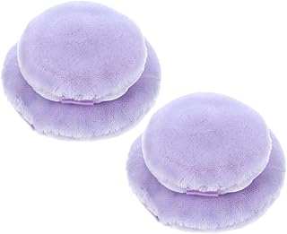 LIFKOME 4pcs Velour Makeup Powder Puff for Fa...