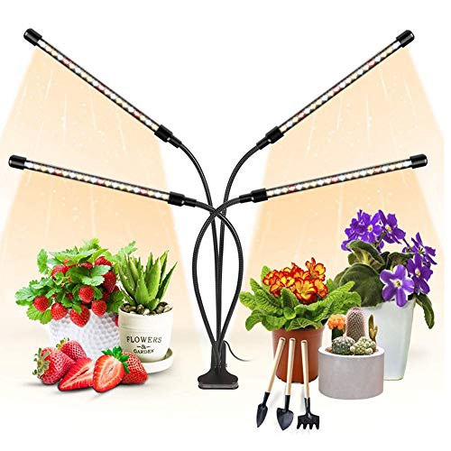 Preisvergleich Produktbild 40W 80 Leds Pflanzenlampe Pflanzenleuchte Vollspektrum, Grow Lampe Wachstumslampe 360°Einstellbar, Helligkeit Zimmerpflanzen Blumen Gewächshäusern Innengärten Gemüse Obst,A
