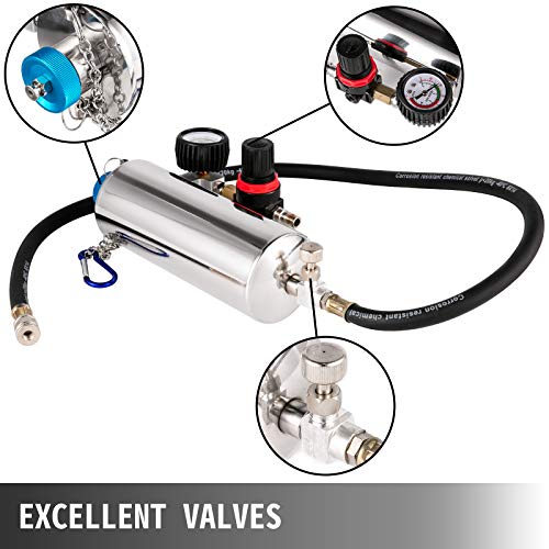 Mophorn Non-Dismantle Injector Cleaner 600Ml Automotive Non-Dismantle Gasoline Fuel Injector Tester And Cleaner Fuel System Fuel Injector Cleaner Tool Set For Petrol Efi Throttle (0-140Psi) #TOP3