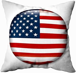 Świąteczne poszewki na poduszki, poszewki na poduszki domowe poszewki na poduszki na sofę Stany Zjednoczone Ameryki design kwadratowy dwustronny nadruk