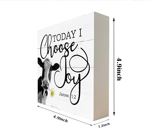 Miniatura 42 de Letreros de madera cristiana, versículo bíblico, filipenses 4:13 – I Can Do All Things Through Christ Who Strengthens Me, decoración de mesa