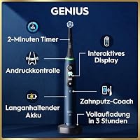 Oral-B iO Series 9 Elektrische Zahnbürste, Blau – Ansicht 5
