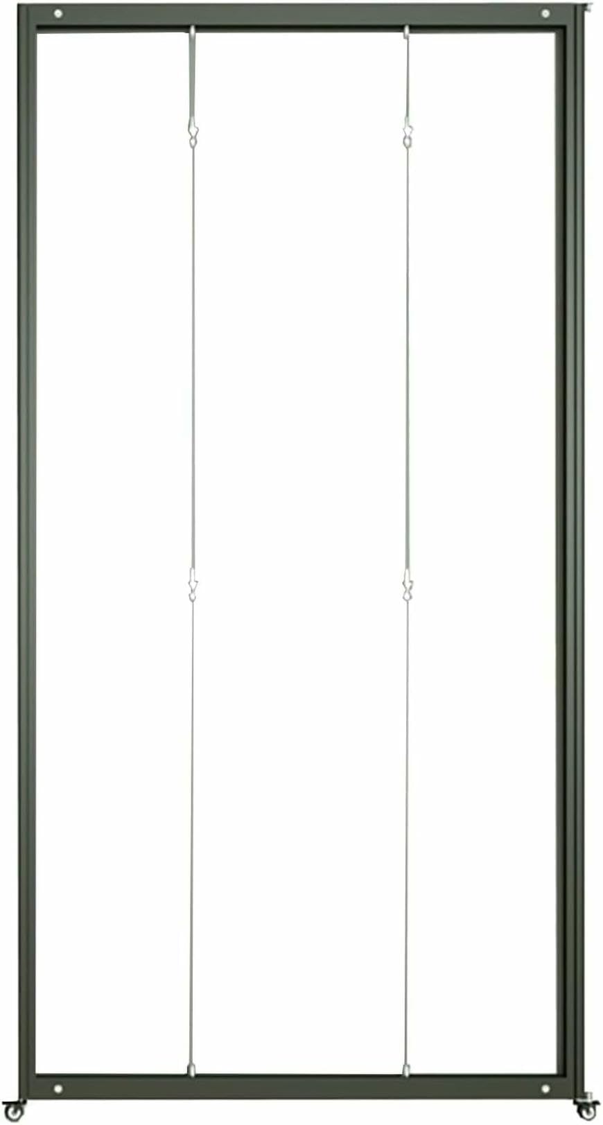 SWENEEN Movable Display For Exhibition,Aluminum Partition Stand,Freestanding Racks,For School Museum,8pcs-100x250(39.4x98.4in)