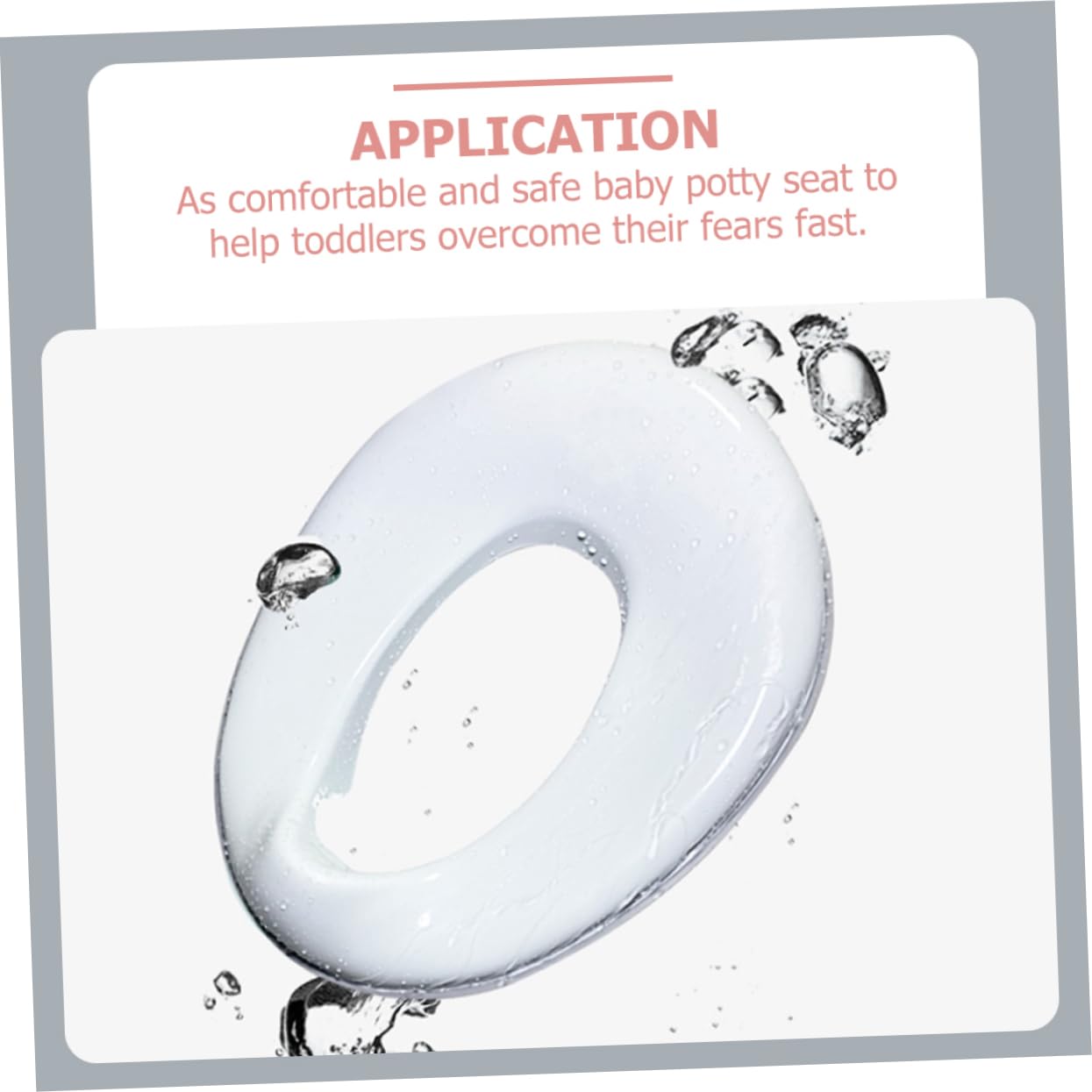 Toddmomy Floor Seat for Boys and Girls Boy Girl Potty Training Seat Comfortable Ring Easy to Move for Potty Training