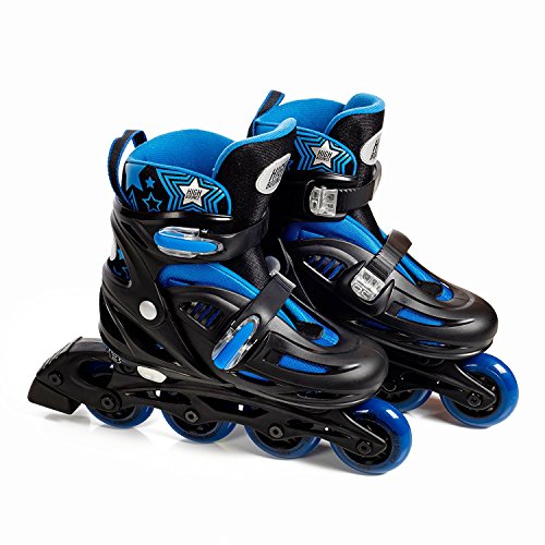 High Bounce Adjustable Inline Skate (Blue, X-Large (9-12) ABEC 7) - Thumbnail 5