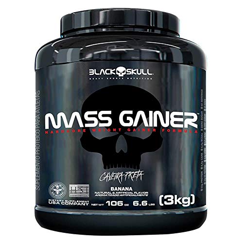Mass Gainer - 3000G Banana - Black Skull, Black Skull