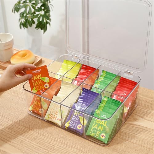 Boîte de rangement pour tiroir encombré : rangez thé et café facilement