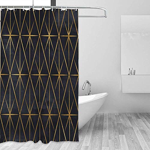 Rideau de douche anti-éclaboussures en polyester imperméable pour sol sec - 5