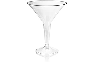 Party Disposable Plastic Martini Glasses: Elevate Your Gatherings with Crystal-Clear Sophistication