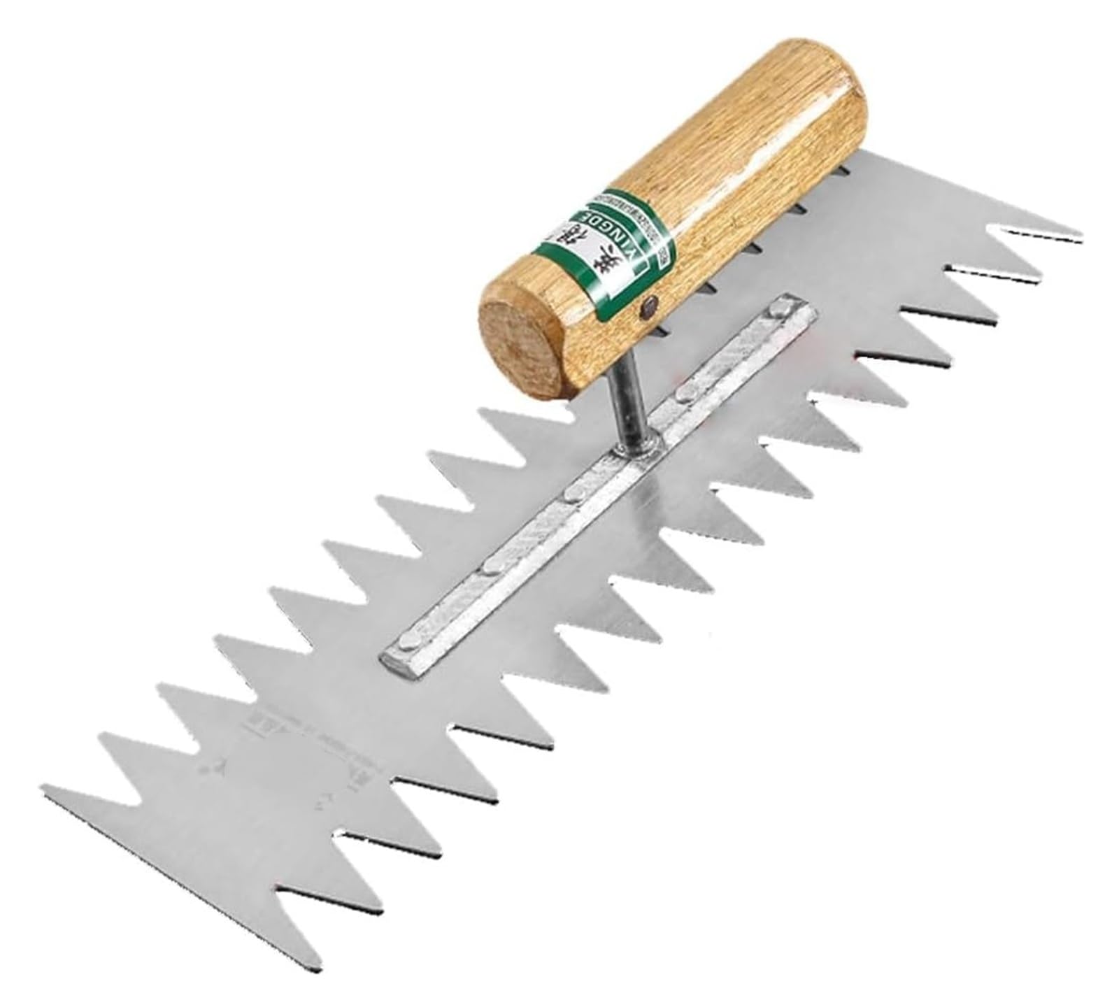 spatola, Maniglia ergonomica e confortevole in acciaio inossidabile di grado professionale for riempire gli spazi vuoti degli edifici con cemento o mastice(D)