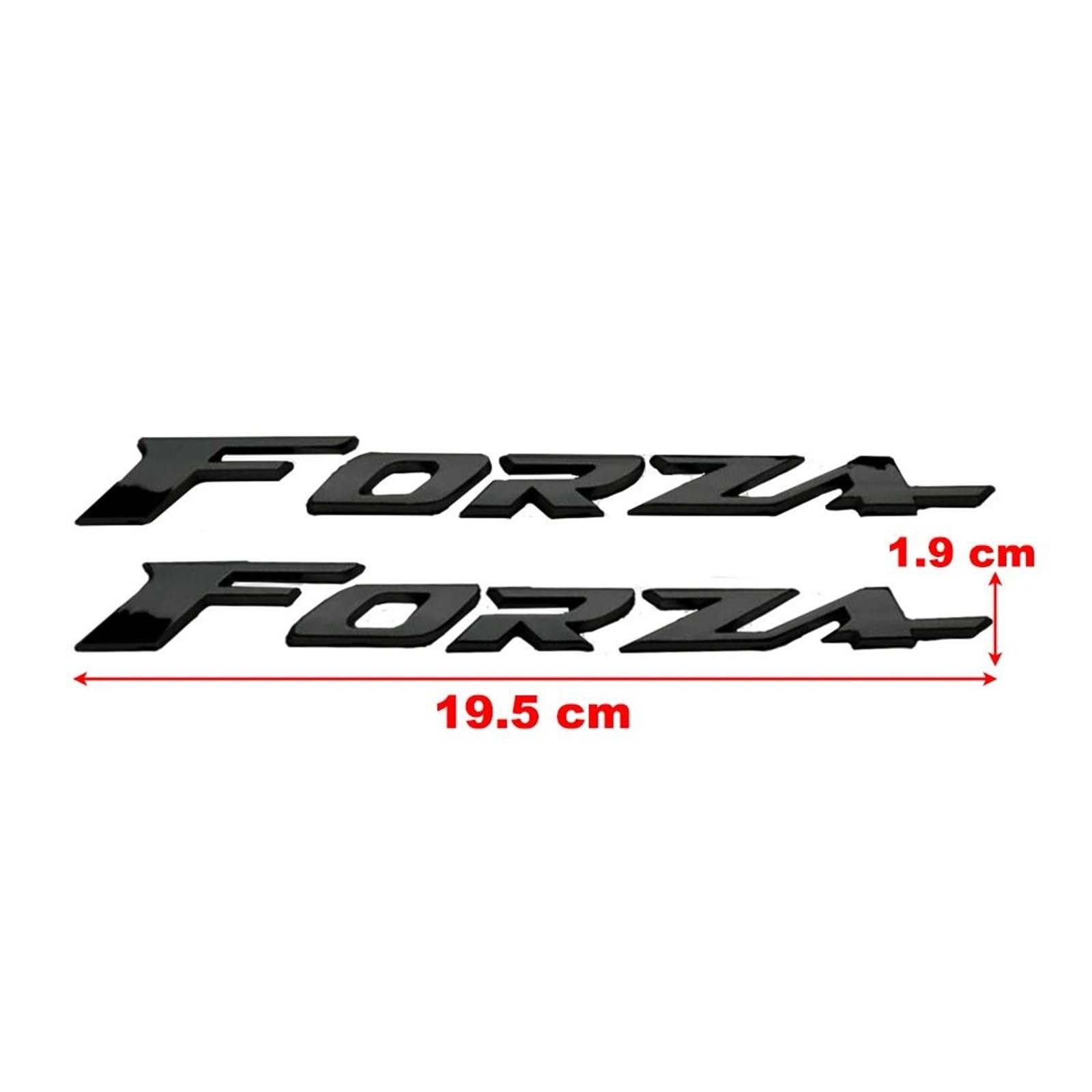 Reflektierende Motorrad-Felgenaufkleber Für Honda Forza 125/250/300/350 – Rot, Vorne & Hinten