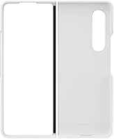 Vista 4 de Samsung Electronics - Funda protectora de silicona para Galaxy Z Fold 3, resistente, a prueba de golpes, versión estadounidense, color blanco