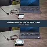Startech.Com Usb31C2Sat3 Kabel Adaptera Usb C na Sata, Czarny, Usb C | 2.5"/3.5"