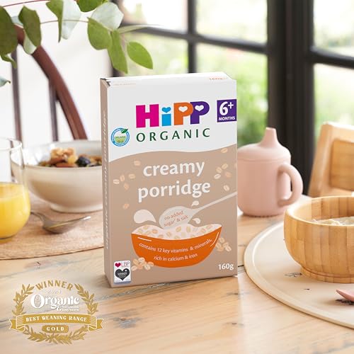 HiPP Organic Creamy Porridge 6+ Months 160g (Pack of 4) - Image 2