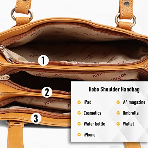 Image of Fostelo Women's Nightingale Satchel Tote Handbag for Women | Ladies Purse | Stylish Shoulder Bag | Gift For Women