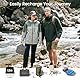 FlexSolar 100W Solarpanel Faltbar DC/QC 3.0 USB-A & PD3.0 USB-C Solarladegerät Monokristalline Solarzelle für Camping,Garten,RV，Smartphone