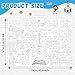 Bible Coloring Poster for Kids Religious Giant Coloring Poster with Inspirational words Large Size Christian Tablecloth Jumbo Coloring Activity Books for Classroom Home Birthday Party Supplies Favor