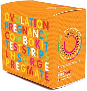 PREGMATE 50 Ovulation and 20 Pregnancy Test Strips Predictor Kit
