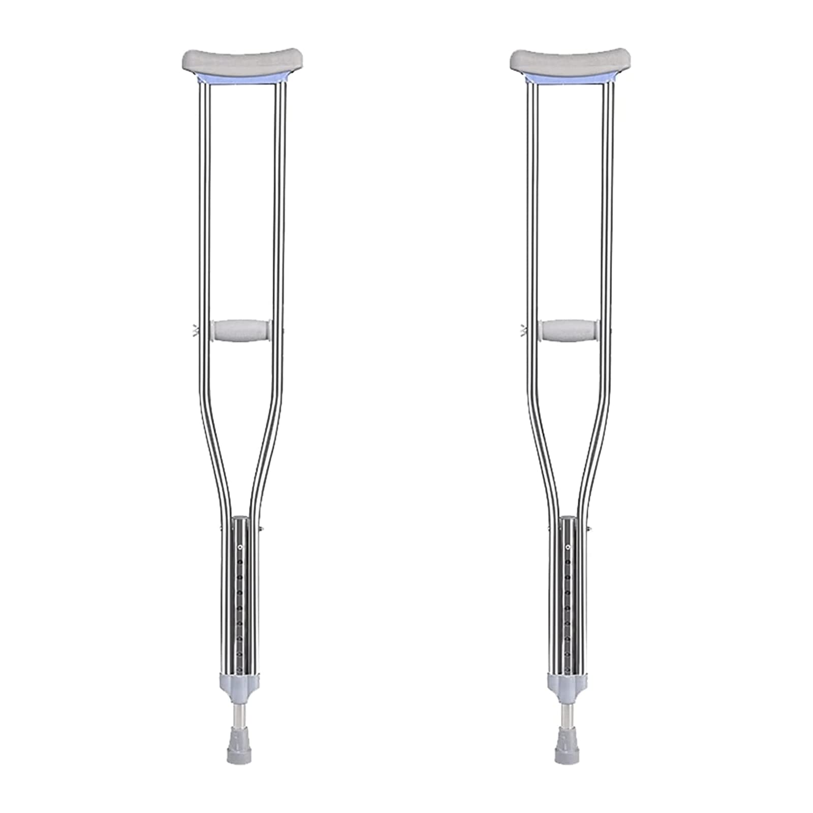 PAASHE Muletas Ligeras para Axilas, Capacidad de Peso, Bastones de 150kg/330lbs, Bastones Ajustables de Aluminio, bastón para Caminar para Adultos