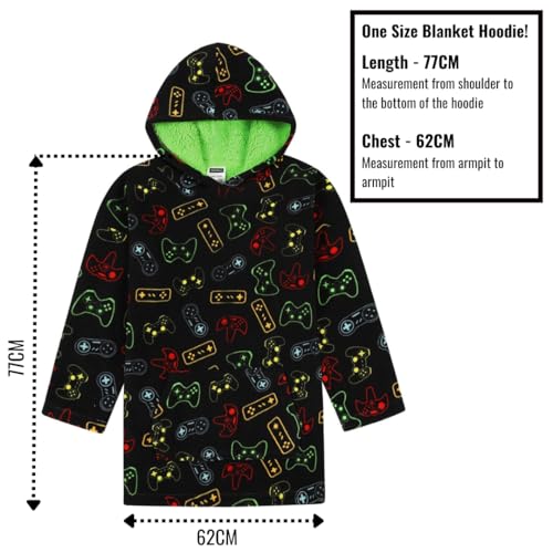 Sweat à capuche entièrement doublé en polaire garçons pull plaid géant