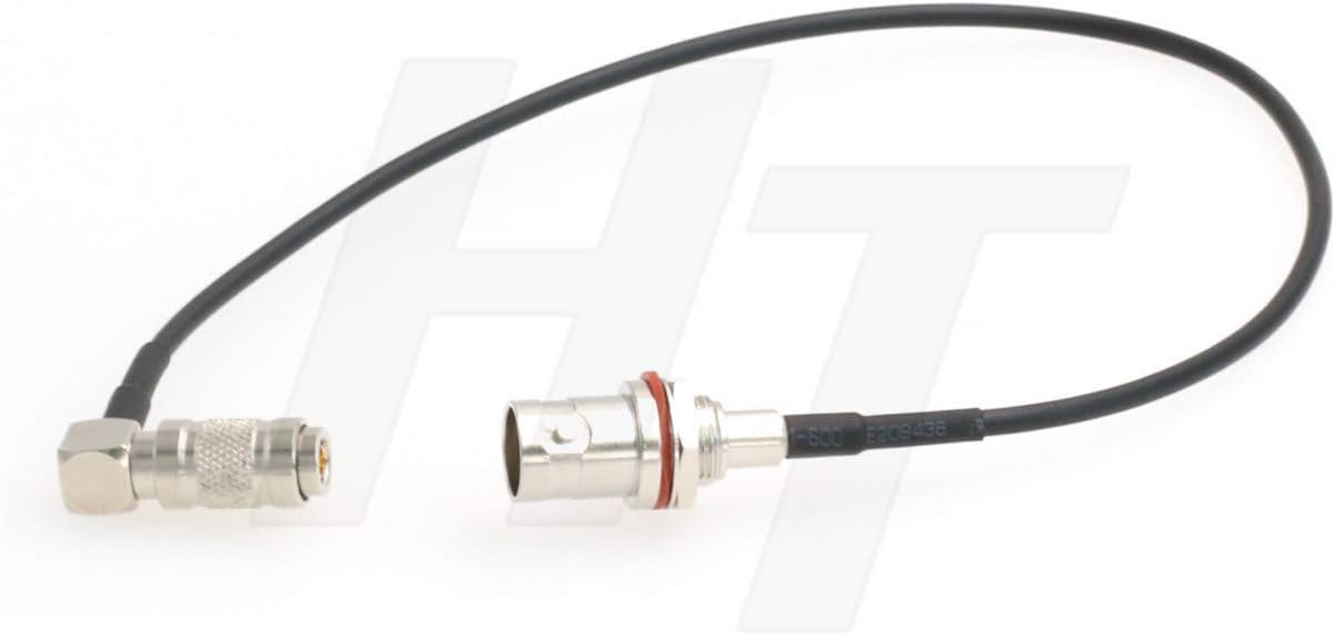 HangTon 3G HD SDI Adapter Cable, Bulkhead Female BNC to DIN 1.0/2.3 Mini BNC for Blackmagic Camera Monitor 30cm - Image 3